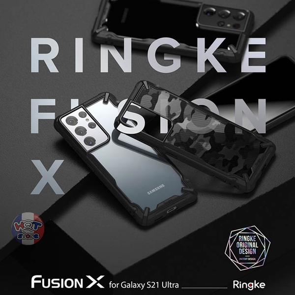Ốp lưng chống sốc Ringke Fusion X Samsung S21 Ultra chính hãng