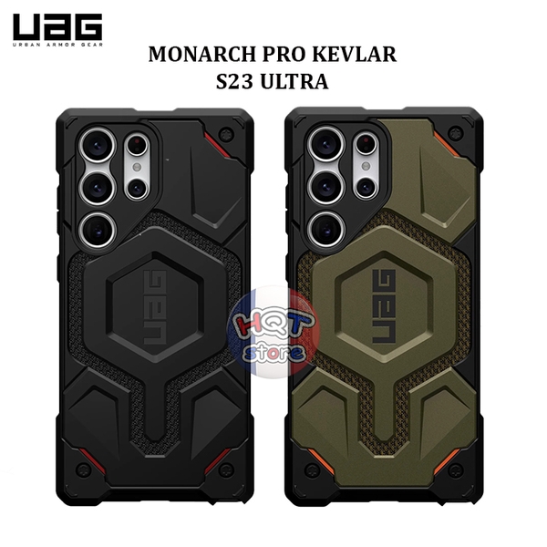 Ốp lưng chống sốc UAG Monarch Pro Kevlar Magsafe cho S23 Ultra