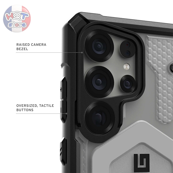 Ốp lưng chống sốc UAG Pathfinder Clear Magnetic S25 Ultra chính hãng