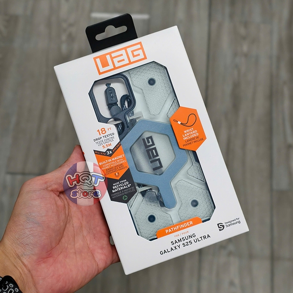 Ốp lưng chống sốc UAG Pathfinder Clear Magnetic S25 Ultra chính hãng