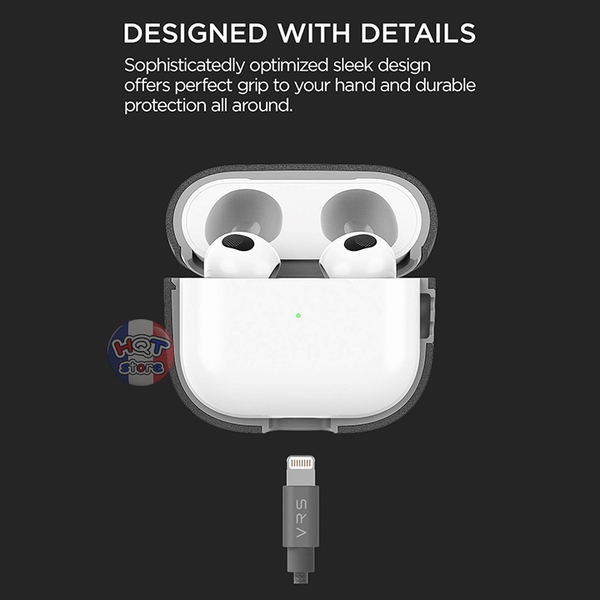 Ốp lưng chống sốc VRS Design Modern Sand Stone Case cho Airpods 3