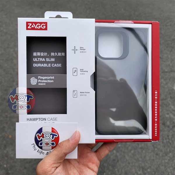 Ốp lưng chống sốc ZAGG Hampton Case IPhone 14 Pro Max / 14 Pro