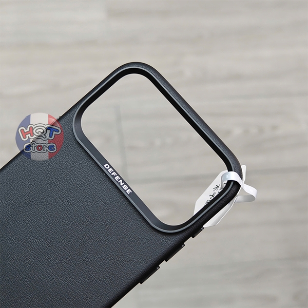 Ốp lưng da Defense Gravity 2.0 Leather Case iPhone 17 Pro Max / 17Pro