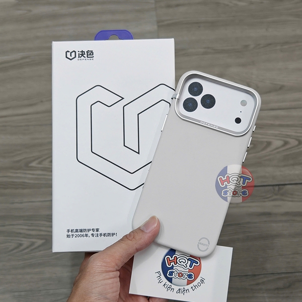 Ốp lưng da Defense Gravity 2.0 Leather Case iPhone 17 Pro Max / 17Pro