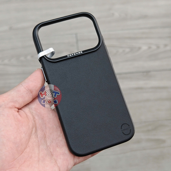 Ốp lưng da Defense Gravity 2.0 Leather Case iPhone 17 Pro Max / 17Pro
