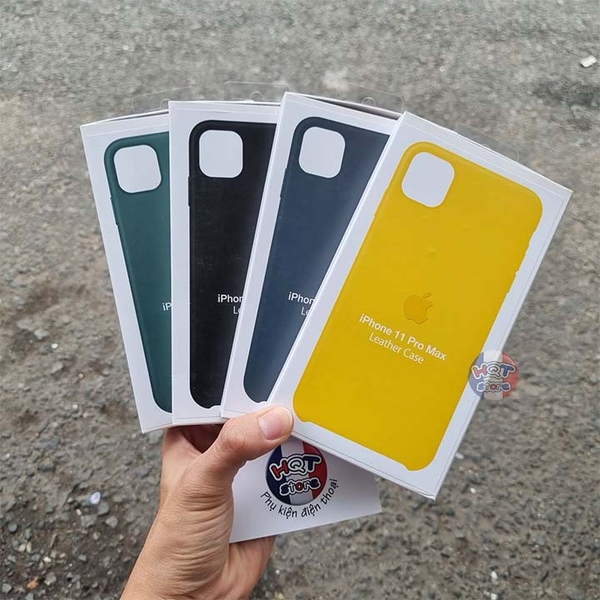 Ốp lưng da Leather Case cho IPhone 11 Pro Max (loại 2)