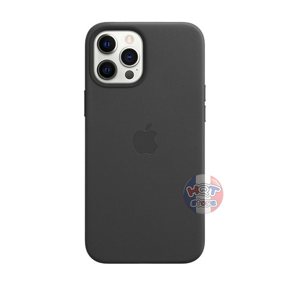 Ốp lưng da Leather Case Magsafe cho IPhone 12 Pro / 12 (Da Bò Thật)
