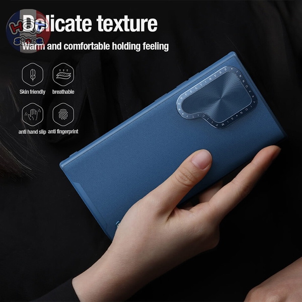 Ốp lưng da Nillkin CamShield Prop Leather Case Samsung S24 Ultra