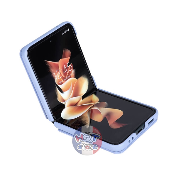 Ốp lưng da Nillkin Qin Vegan Leather Case Galaxy Z Flip 3 5G có giá đỡ