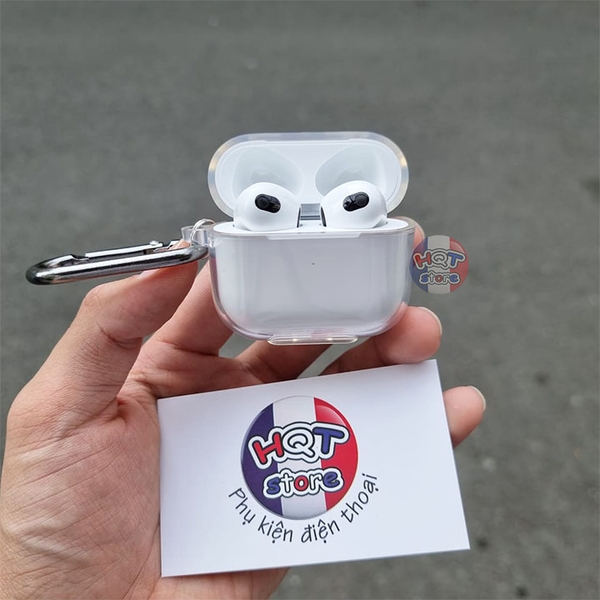 Ốp lưng dẻo trong suốt cho tai nghe Airpods 3 (Clear Soft Case)