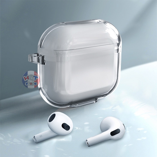 Ốp lưng dẻo trong suốt cho tai nghe Airpods 3 (Clear Soft Case)