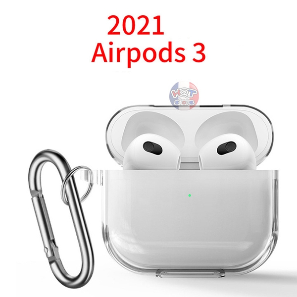 Ốp lưng dẻo trong suốt cho tai nghe Airpods 3 (Clear Soft Case)
