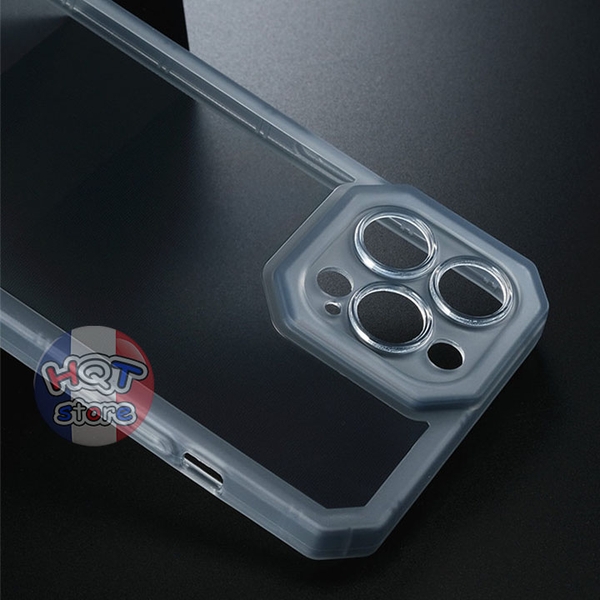 Ốp lưng dẻo trong viền nhám Gor Armor iPhone 13 Pro Max / 13 Pro / 13
