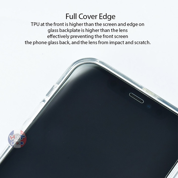 Ốp lưng kính cường lực HODA Crystal Pro IPhone 12 Pro Max/ 12 Pro / 12