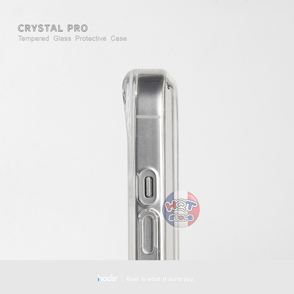 Ốp lưng kính cường lực HODA Crystal Pro IPhone 13 Pro Max / 13Pro / 13