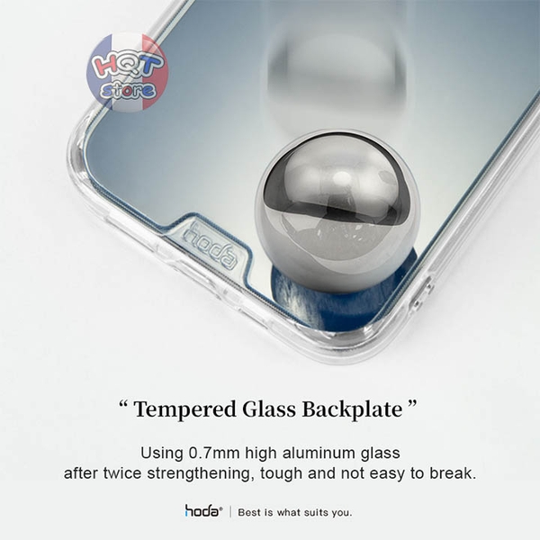 Ốp lưng kính cường lực HODA Crystal Pro IPhone 14 Pro Max / 14 Pro
