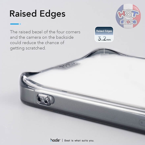 Ốp lưng kính cường lực HODA Crystal Pro IPhone 15 Pro Max / 15 Pro