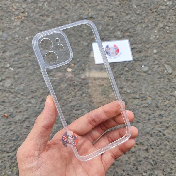 Ốp lưng kính trong suốt Likgus Crystal cho IPhone 12 / 12 Mini