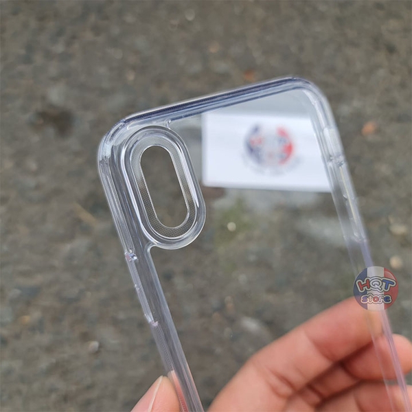 Ốp lưng kính trong suốt Likgus Crystal cho IPhone XS Max / XS / X / XR