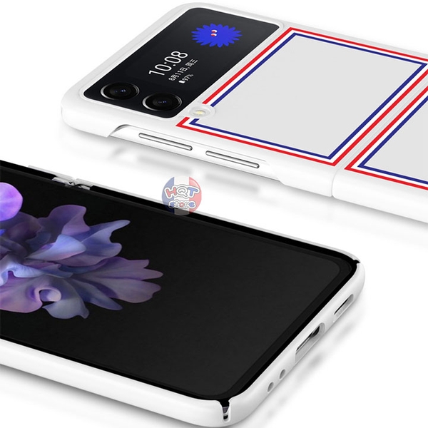 Ốp lưng Likgus Thom Browne Matte White cho Samsung Galaxy Z Flip 3