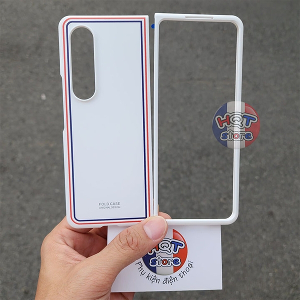 Ốp lưng Likgus Thom Browne Matte White cho Samsung Galaxy Z Fold 4