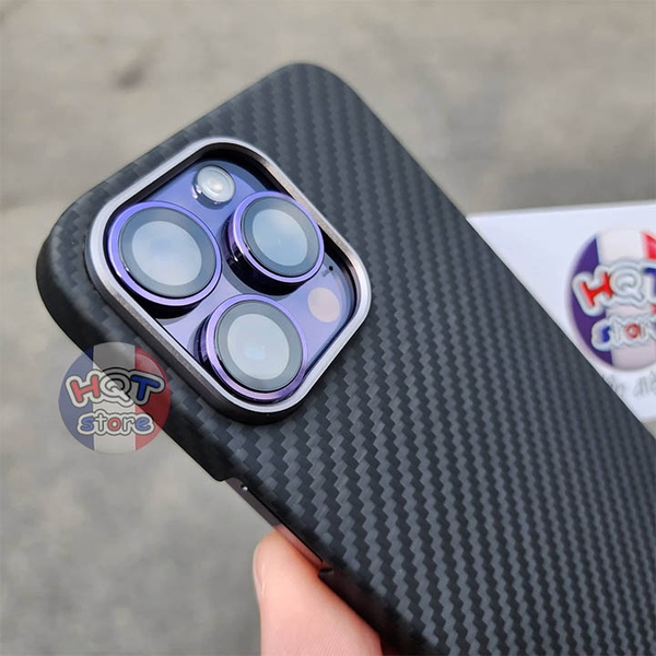Ốp lưng Memumi Aramid Fiber Case IPhone 14 Pro Max / 14Pro sợi carbon