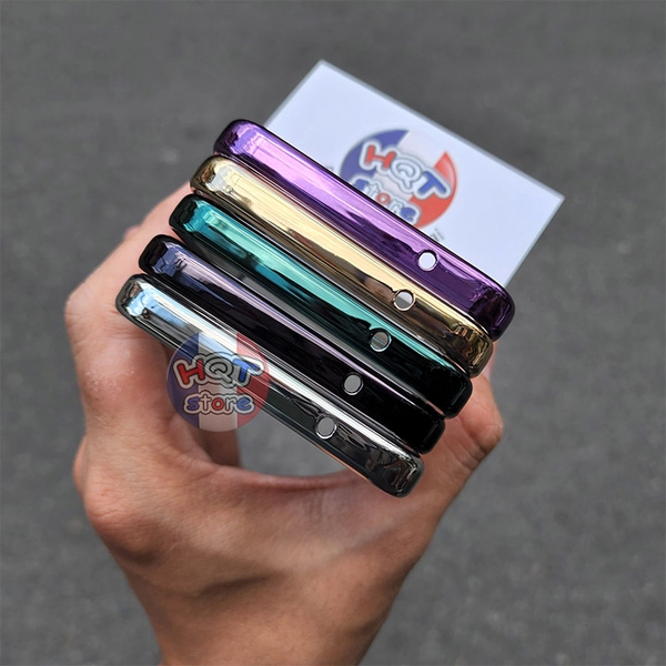 Ốp lưng mỏng trong suốt viền màu Likgus Glitter Case Galaxy Z Flip 4