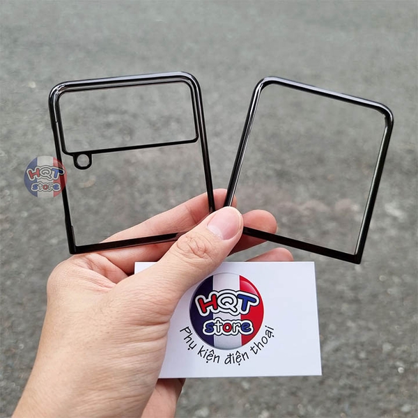 Ốp lưng mỏng trong viền màu Likgus Clear Cover Samsung Galaxy Z Flip 3