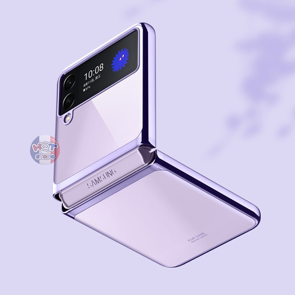 Ốp lưng mỏng trong viền màu Likgus Clear Cover Samsung Galaxy Z Flip 3