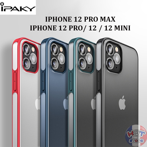 Ốp lưng nhám mờ IPaky Matte cho IPhone 12 Pro Max / 12 Pro / 12 / Mini