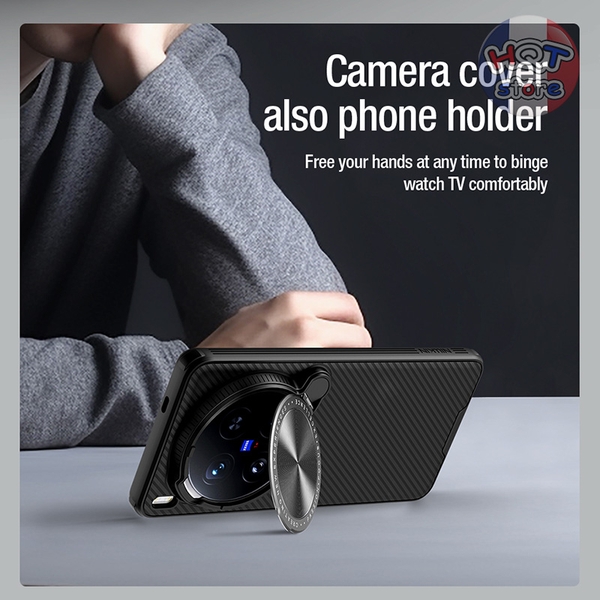 Ốp lưng Nillkin CamShield Prop Magnetic Case Vivo X200 Ultra