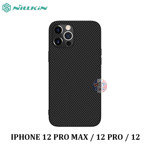 Ốp lưng Nillkin Carbon Synthetic Fiber IPhone 12 Pro Max / 12 Pro / 12