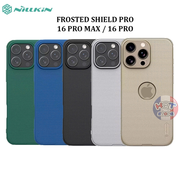 Ốp lưng Nillkin Frosted Shield Pro cho IPhone 16 Pro Max / 16 Pro