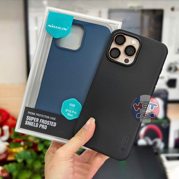 Ốp lưng Nillkin Frosted Shield Pro cho IPhone 16 Pro Max / 16 Pro