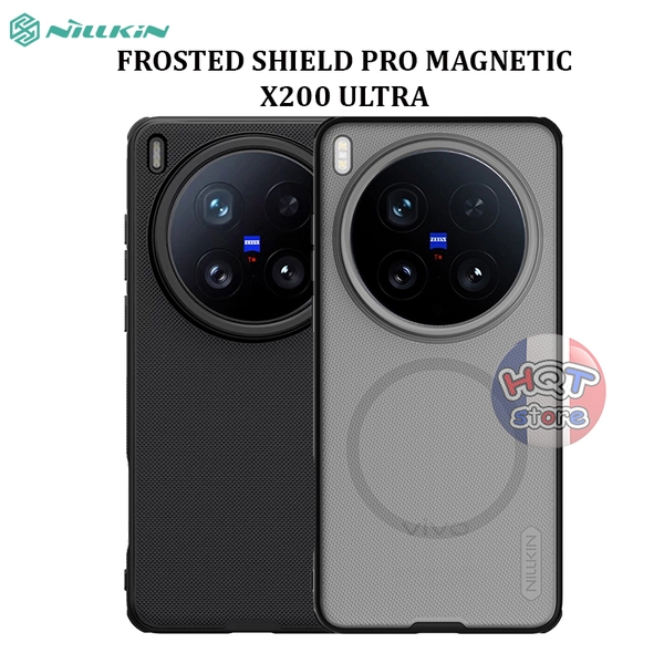 Ốp lưng Nillkin Frosted Shield Pro Magnetic Vivo X200 Ultra