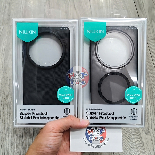 Ốp lưng Nillkin Frosted Shield Pro Magnetic Vivo X200 Ultra