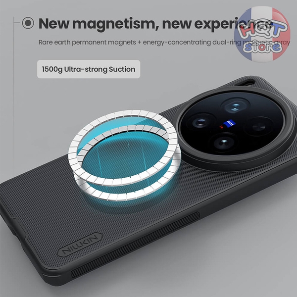 Ốp lưng Nillkin Frosted Shield Pro Magnetic Vivo X200 Ultra