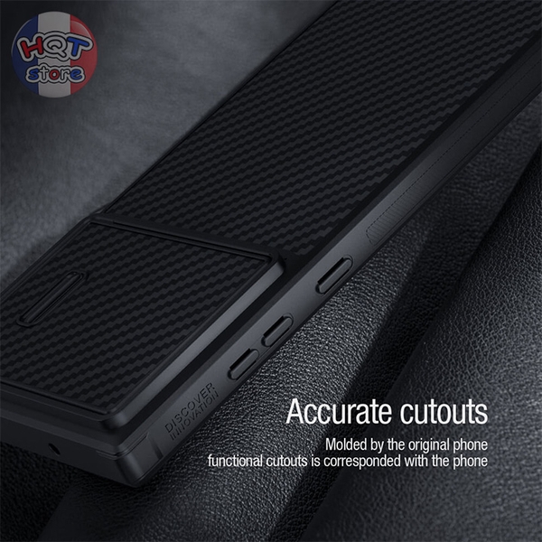 Ốp lưng Nillkin Synthetic Fiber S Case Samsung S23 Ultra sợi carbon