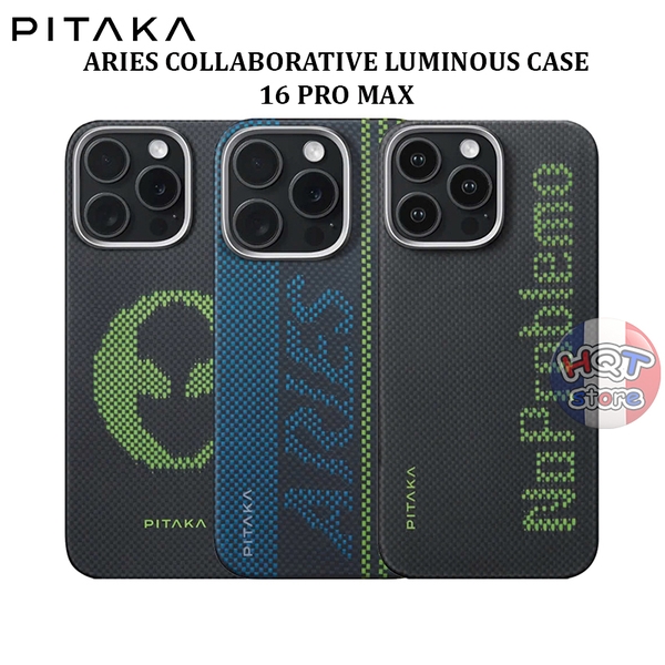 Ốp lưng PITAKA Aries Collaborative Luminous Case iPhone 16 Pro Max