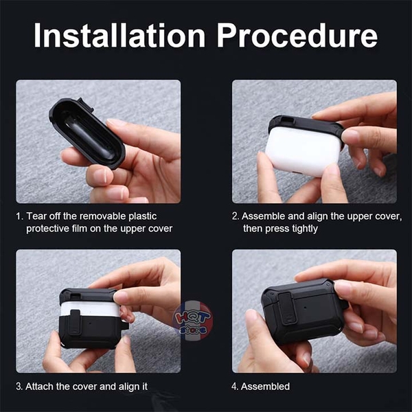 Ốp lưng siêu chống sốc Nillkin Bounced Protective Case cho Airpods Pro