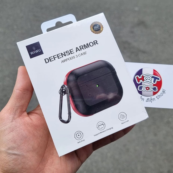 Ốp lưng siêu chống sốc WiWU Defense Armor cho Airpods 3