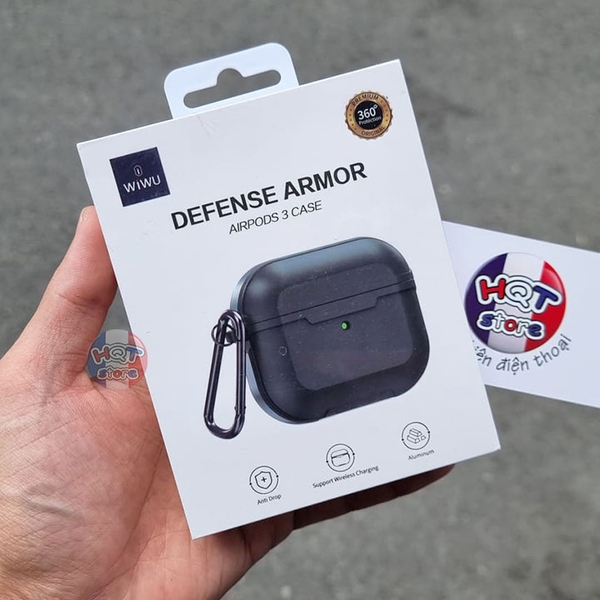 Ốp lưng siêu chống sốc WiWU Defense Armor cho Airpods 3