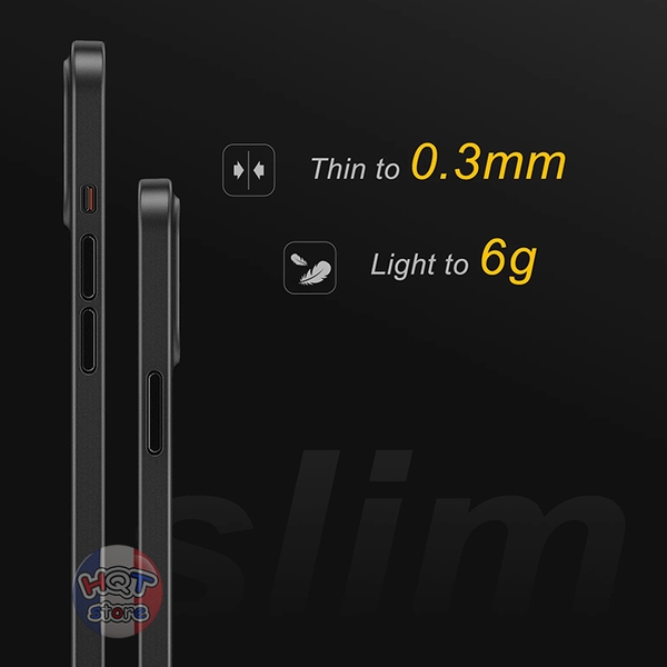 Ốp lưng siêu mỏng Memumi 0.3mm cho IPhone 13 / 13 Mini