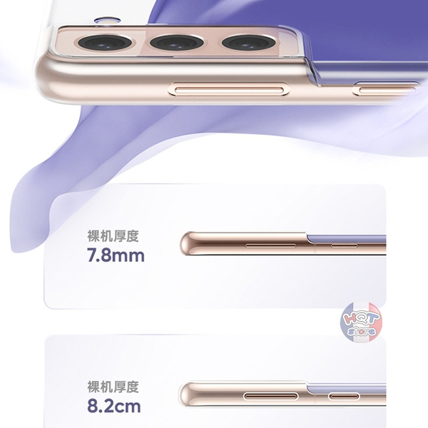 Ốp lưng siêu mỏng trong suốt Ultra Slim 0.4mm S21 Ultra S21 Plus S21