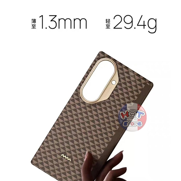 Ốp lưng sợi Aramid 600D Defense Yuan Kezhi Case cho Samsung Z Fold 7