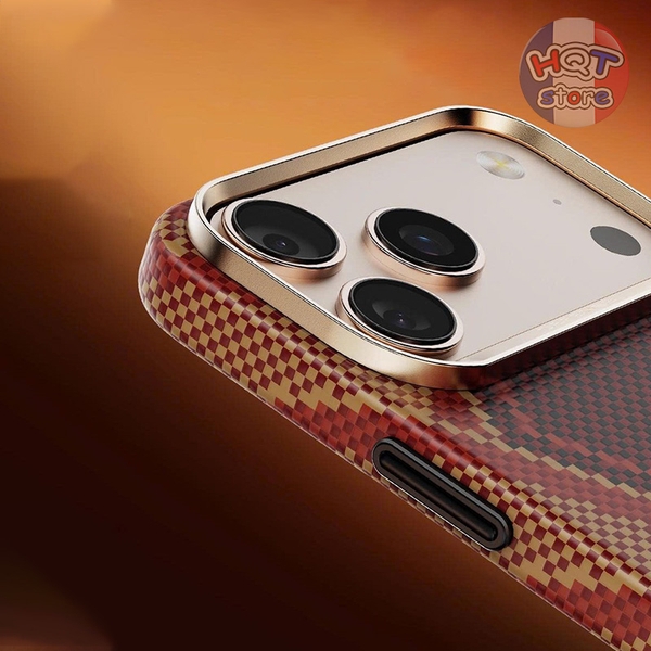 Ốp lưng sợi Aramid Defense Red Snake Case iPhone 17 Pro Max / 17 Pro