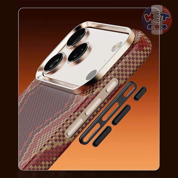 Ốp lưng sợi Aramid Defense Red Snake Case iPhone 17 Pro Max / 17 Pro