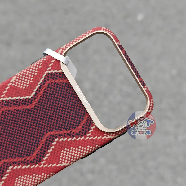 Ốp lưng sợi Aramid Defense Red Snake Case iPhone 17 Pro Max / 17 Pro