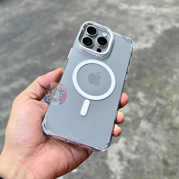 Ốp lưng trong suốt HODA Slim Defender Case iPhone 15 Pro Max / 15 Pro
