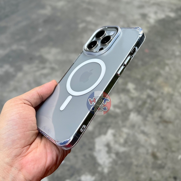 Ốp lưng trong suốt HODA Slim Defender Case iPhone 15 Pro Max / 15 Pro